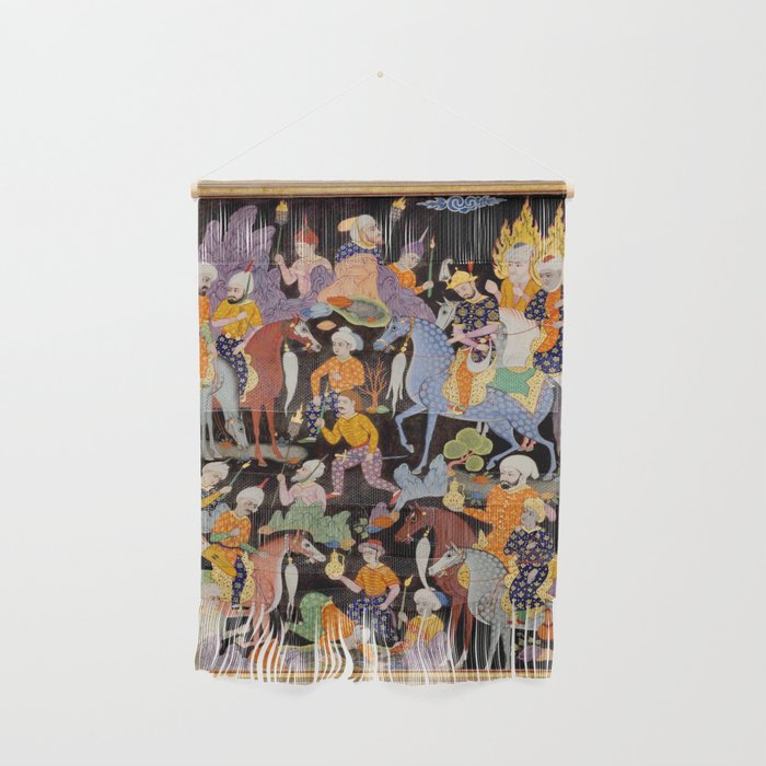 Khidr and Elias discovering the water of life, watched by Alexander Antique Islamic Art  Wall Hanging Gallery Image 1