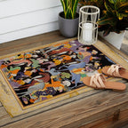 Khidr and Elias discovering the water of life, watched by Alexander Antique Islamic Art  Outdoor Rug Gallery Image 2