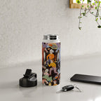 Khidr and Elias discovering the water of life, watched by Alexander Antique Islamic Art  Water Bottle Gallery Image 4