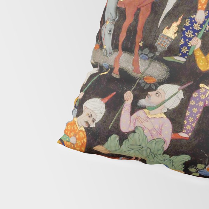 Khidr and Elias discovering the water of life, watched by Alexander Antique Islamic Art  Pillow Sham Gallery Image 4