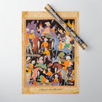Khidr and Elias discovering the water of life, watched by Alexander Antique Islamic Art  Wrapping Paper Gallery Image 1