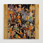 Khidr and Elias discovering the water of life, watched by Alexander Antique Islamic Art  Wood Wall Art Gallery Image 1