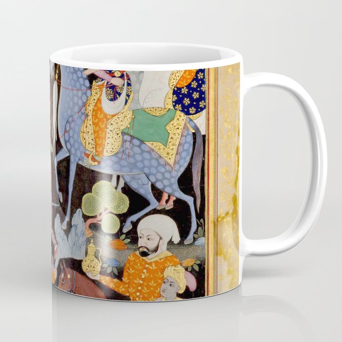 Khidr and Elias discovering the water of life, watched by Alexander Antique Islamic Art  Coffee Mug Gallery Image 1