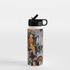 Khidr and Elias discovering the water of life, watched by Alexander Antique Islamic Art  Water Bottle Gallery Image 1