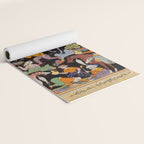 Khidr and Elias discovering the water of life, watched by Alexander Antique Islamic Art  Yoga Mat Gallery Image 2