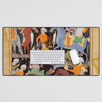 Khidr and Elias discovering the water of life, watched by Alexander Antique Islamic Art  Desk Mat Gallery Image 1