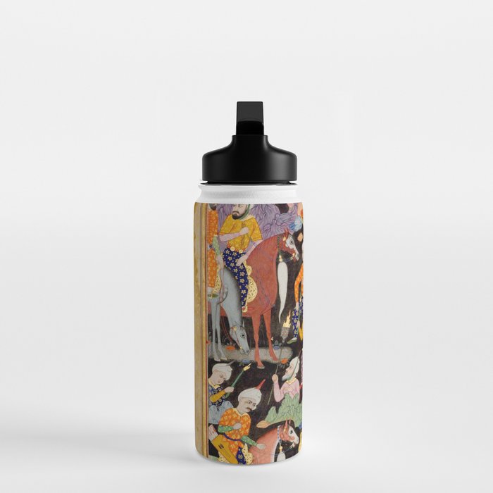 Khidr and Elias discovering the water of life, watched by Alexander Antique Islamic Art  Water Bottle Gallery Image 3
