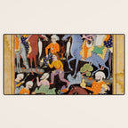 Khidr and Elias discovering the water of life, watched by Alexander Antique Islamic Art  Desk Mat Gallery Image 3