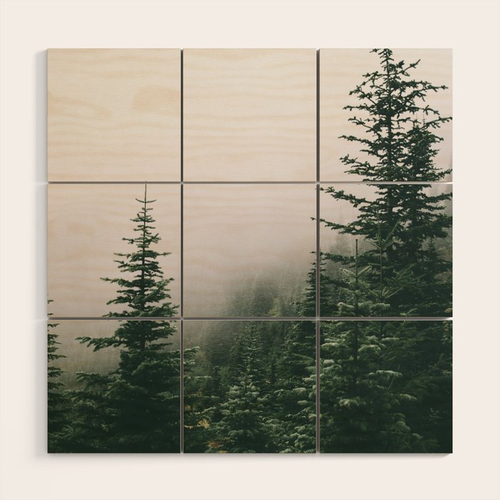 Moody Forest Wood Wall Art Gallery Image 1