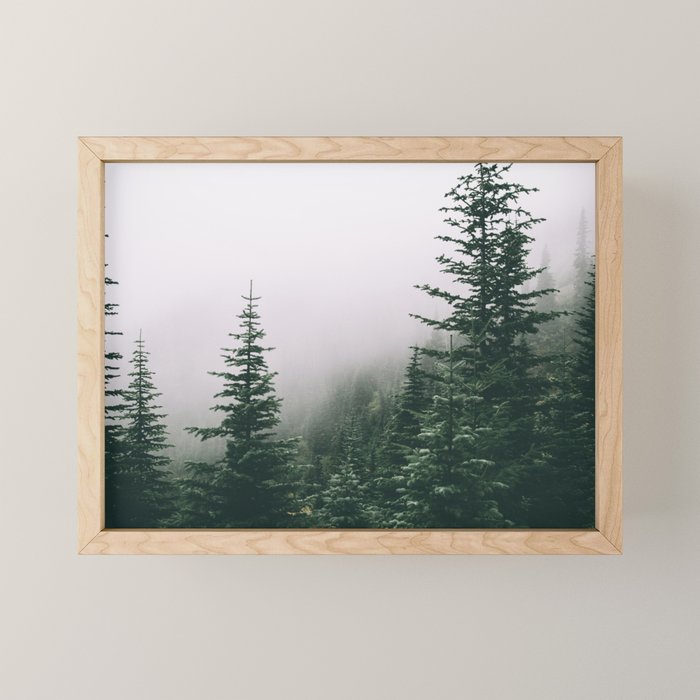 Moody Forest Mini Art Print Gallery Image 1