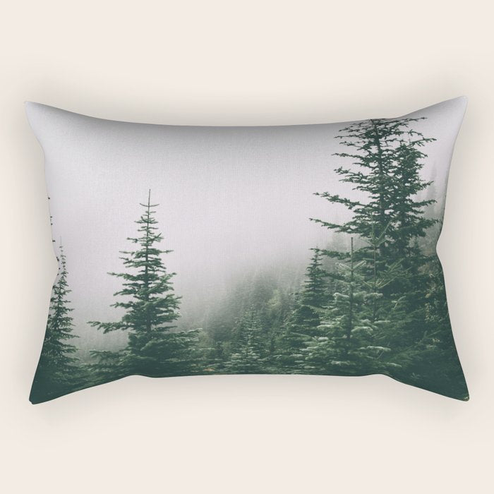 Moody Forest Rectangular Pillow Gallery Image 2