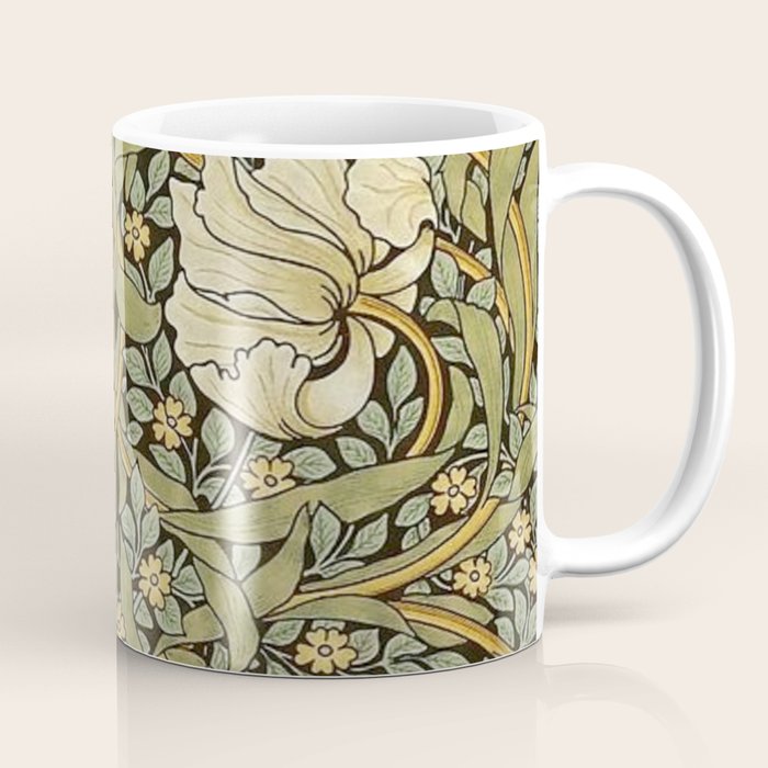 William Morris Pimpernel Restored Pattern Coffee Mug Gallery Image 1