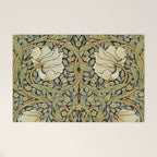 William Morris Pimpernel Restored Pattern Welcome Mat Gallery Image 1