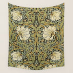 William Morris Pimpernel Restored Pattern Wall Tapestry Gallery Image 4