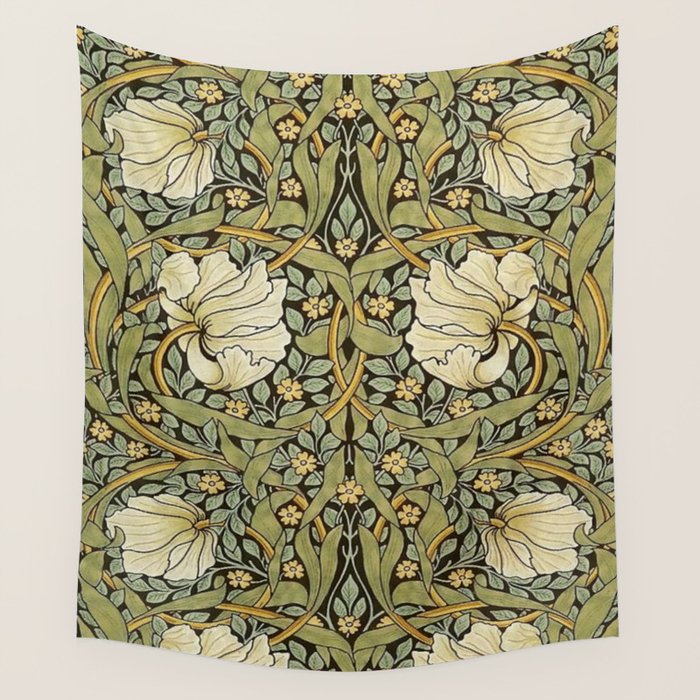 William Morris Pimpernel Restored Pattern Wall Tapestry Gallery Image 4