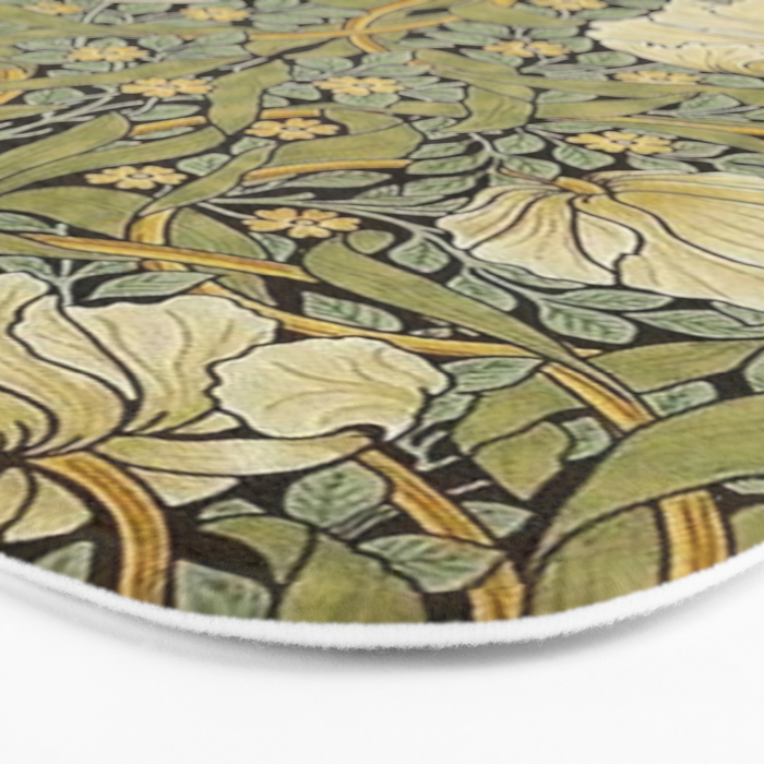 William Morris Pimpernel Restored Pattern Bath Mat Gallery Image 3