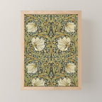 William Morris Pimpernel Restored Pattern Mini Art Print Gallery Image 1