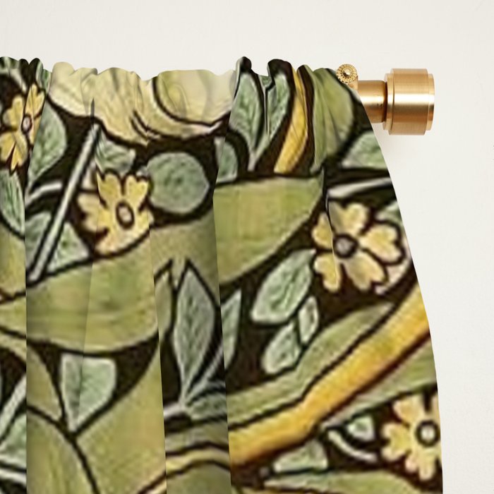 William Morris Pimpernel Restored Pattern Window Curtain Gallery Image 2