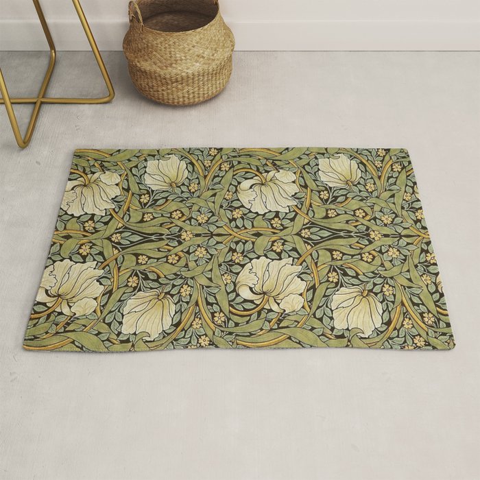 William Morris Pimpernel Restored Pattern Rug Gallery Image 1