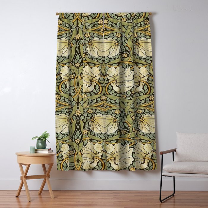 William Morris Pimpernel Restored Pattern Window Curtain Gallery Image 5