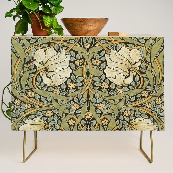 William Morris Pimpernel Restored Pattern Credenza Gallery Image 1