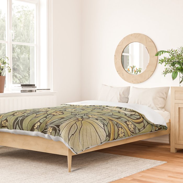 William Morris Pimpernel Restored Pattern Duvet Cover Gallery Image 2