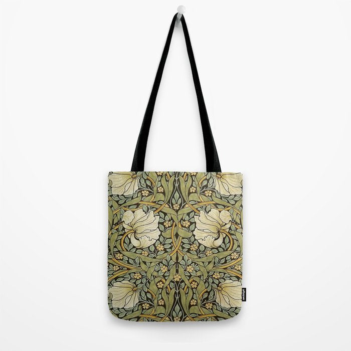 William Morris Pimpernel Restored Pattern Tote Bag Gallery Image 2