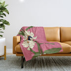 Sunflower Pink Sami Throw Blanket Gallery Image 1
