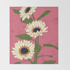 Sunflower Pink Sami Throw Blanket Gallery Image 2