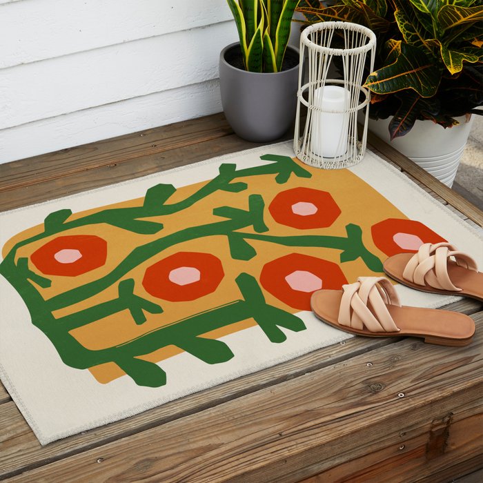 Flower Market II: Copenhagen | Matisse Edition Outdoor Rug Gallery Image 2
