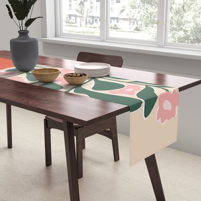 Magic flower pot 1 Table Runner Gallery Image 2