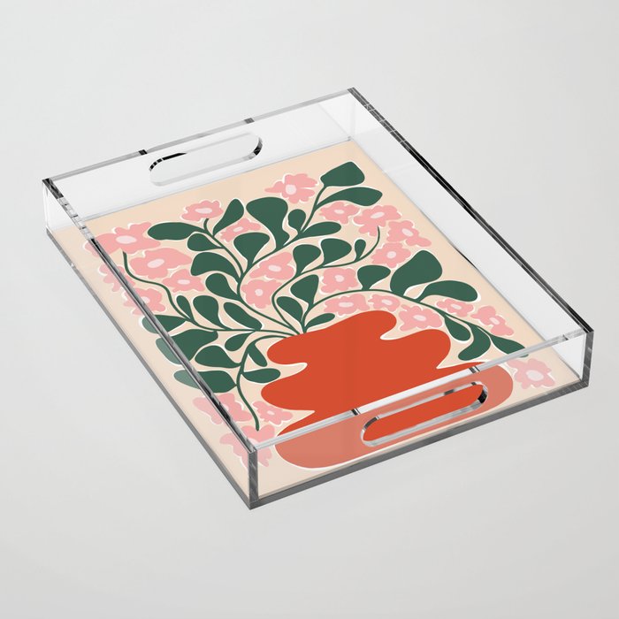 Magic flower pot 1 Acrylic Tray Gallery Image 1