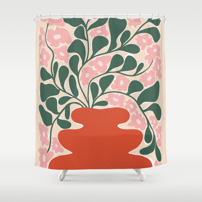 Magic flower pot 1 Shower Curtain Gallery Image 1