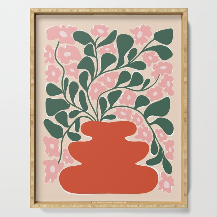Magic flower pot 1 Serving Tray Gallery Image 1