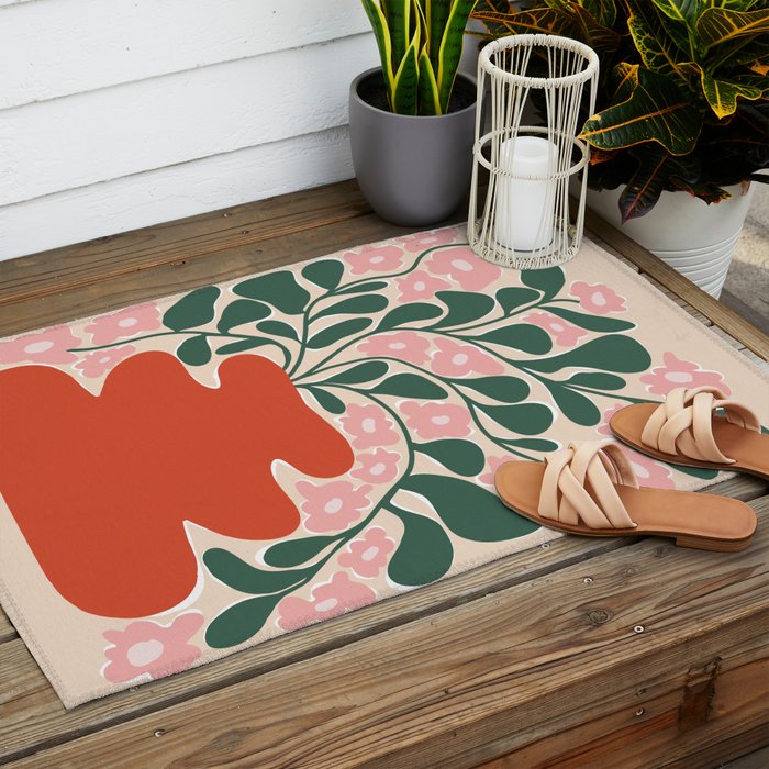 Magic flower pot 1 Outdoor Rug Gallery Image 2