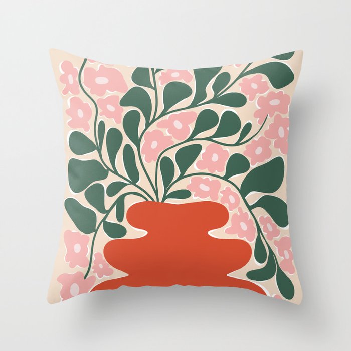 Magic flower pot 1 Throw Pillow Gallery Image 6