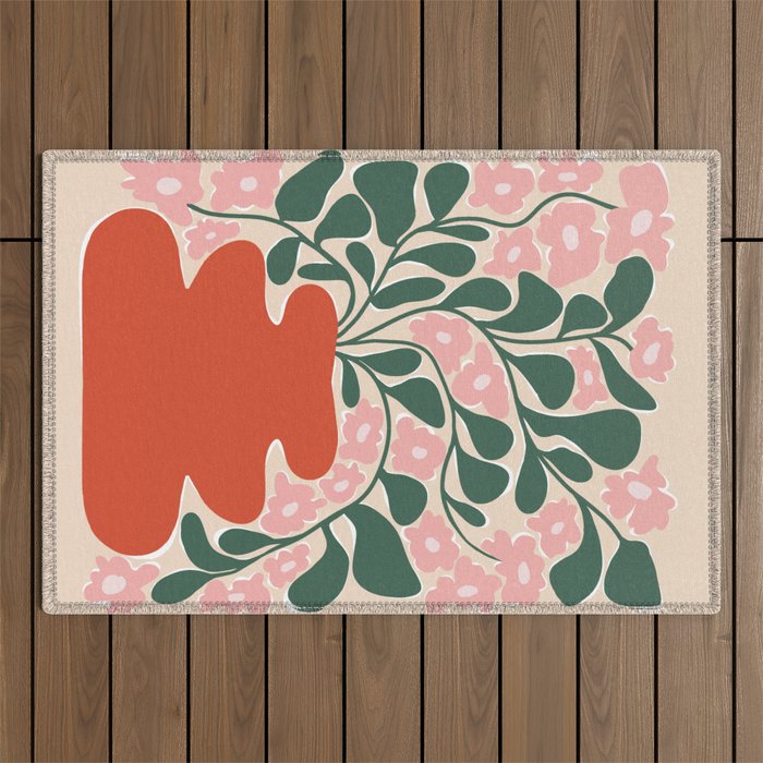 Magic flower pot 1 Outdoor Rug Gallery Image 1