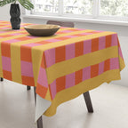 Playful Stripes in Bold Harmony Tablecloth Gallery Image 3