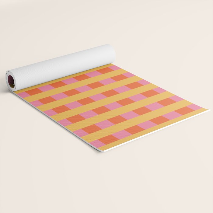 Playful Stripes in Bold Harmony Yoga Mat Gallery Image 2
