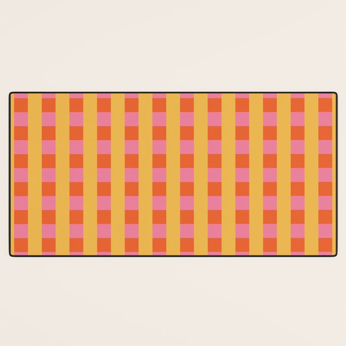 Playful Stripes in Bold Harmony Desk Mat Gallery Image 3