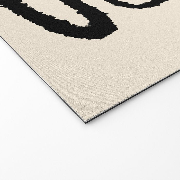 Line art abstract black 1 Welcome Mat Gallery Image 2