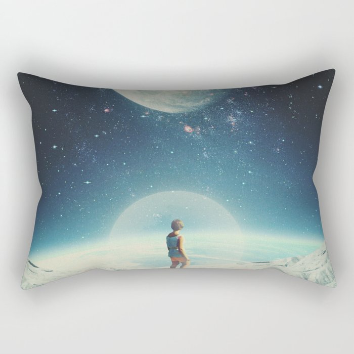 Somewhere between Sometime & Eternity Rectangular Pillow Gallery Image 1