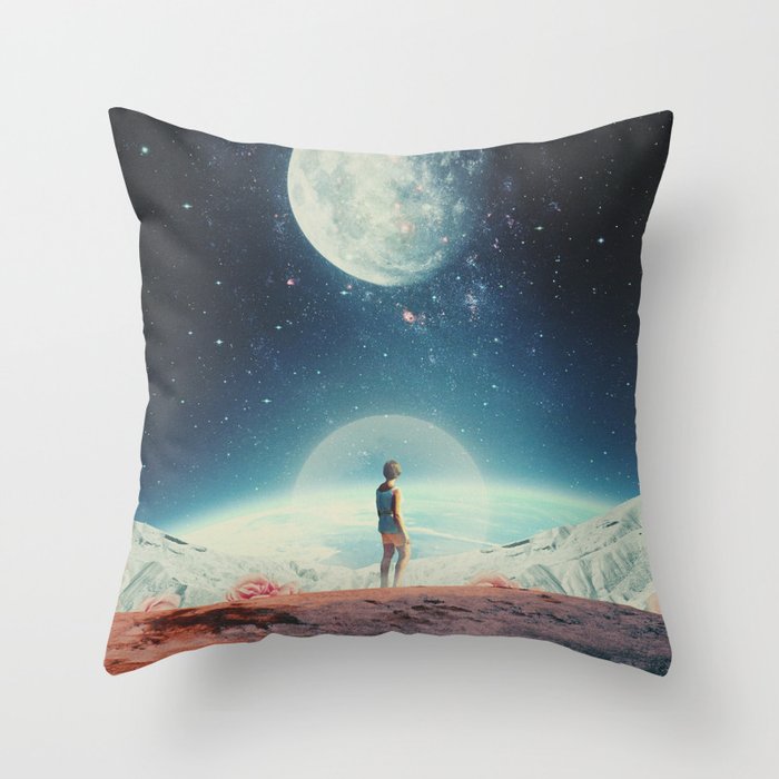 Somewhere between Sometime & Eternity Throw Pillow Gallery Image 6