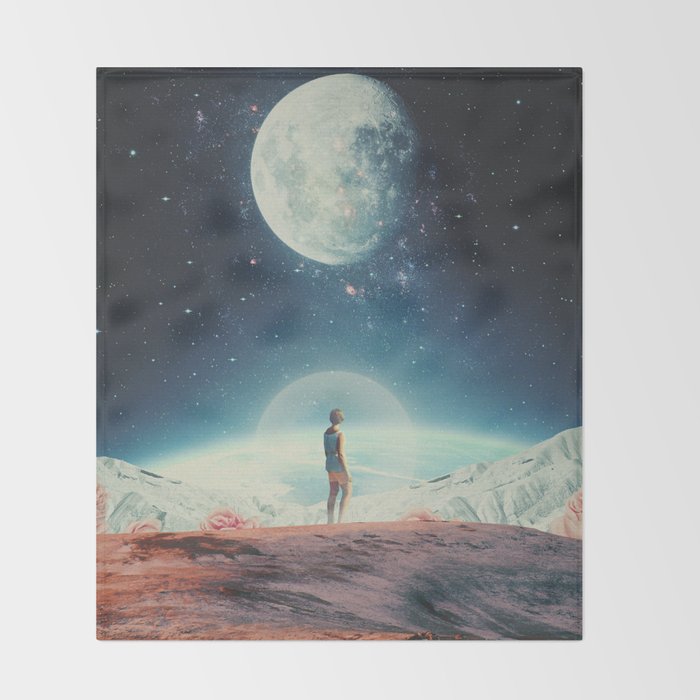 Somewhere between Sometime & Eternity Throw Blanket Gallery Image 2