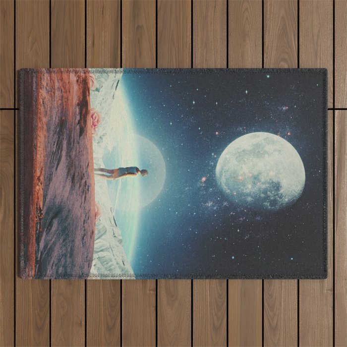 Somewhere between Sometime & Eternity Outdoor Rug Gallery Image 1