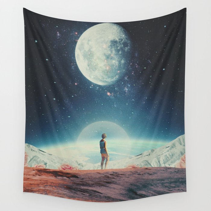 Somewhere between Sometime & Eternity Wall Tapestry Gallery Image 1