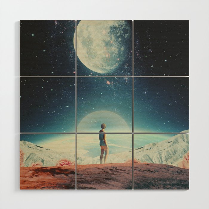 Somewhere between Sometime & Eternity Wood Wall Art Gallery Image 1