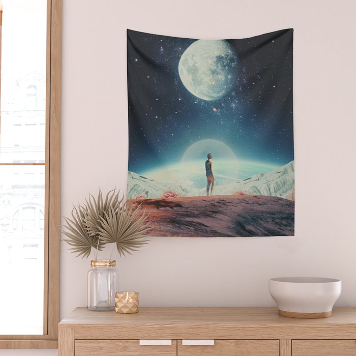 Somewhere between Sometime & Eternity Wall Tapestry Gallery Image 2