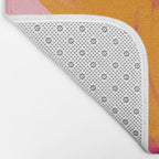 Bloom In Orange & Pink Bath Mat Gallery Image 2