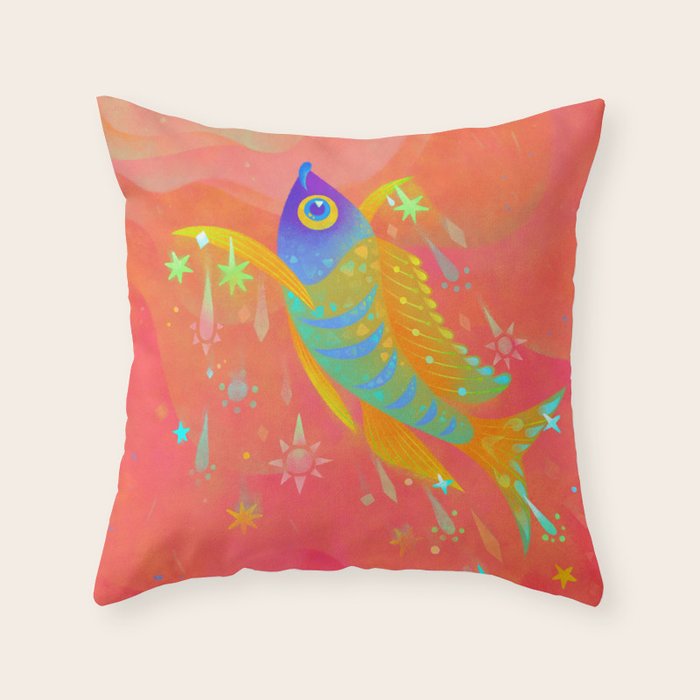 The sunshine Throw Pillow Gallery Image 6